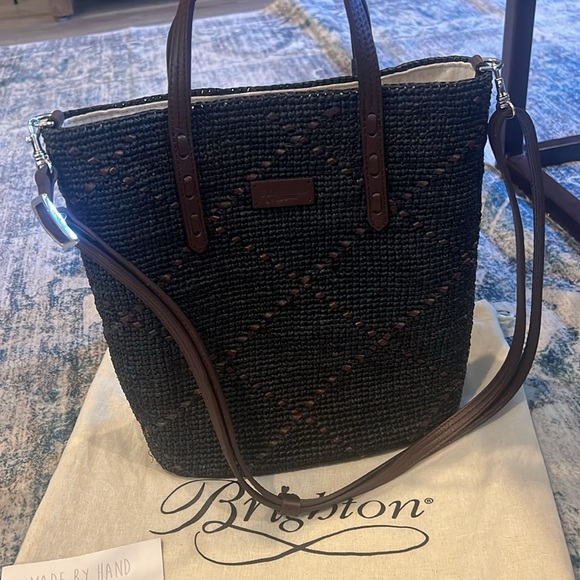 BN Brighton Black Woven Tote Bag - Picture 4 of 8